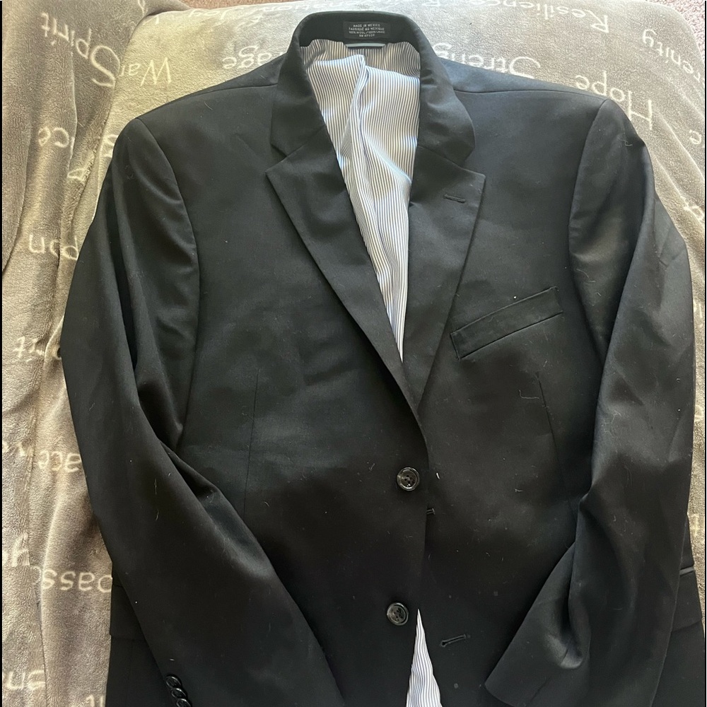 Tommy Hilfiger Dress Blazer Mens Large Black